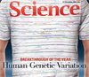 Обложка журнала Science от 21 декабря 2007 г.: «Прорыв года — генетическая изменчивость человека»