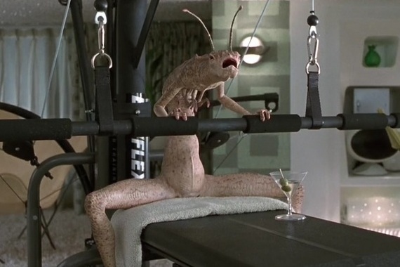 Червь тренируется