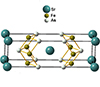 Кристаллическая структура сверхпроводника SrFe2As2. Рисунок из статьи Patricia L. Alireza, et al. Superconductivity up to 29 K in SrFe2As2 and BaFe2As2 at high pressures