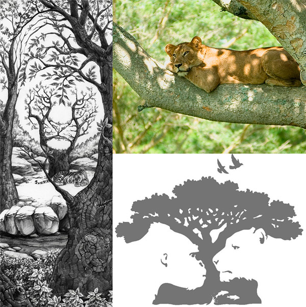 Рис. 5. Для нас очень важно вовремя заметить льва