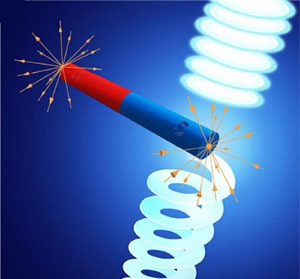 Магнитное поле на конце длинного и тонкого обычного магнита напоминает поле от монополя