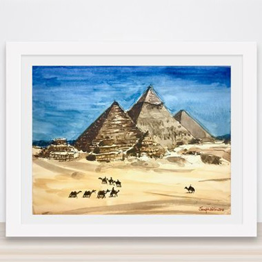 Пирамида с рамкой