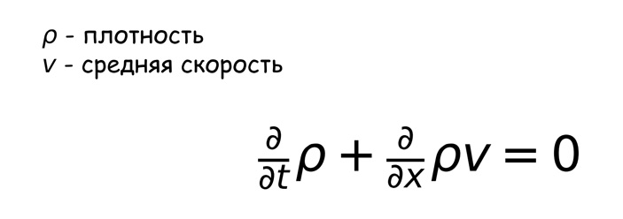 Гидродинамическое уравнение непрерывности