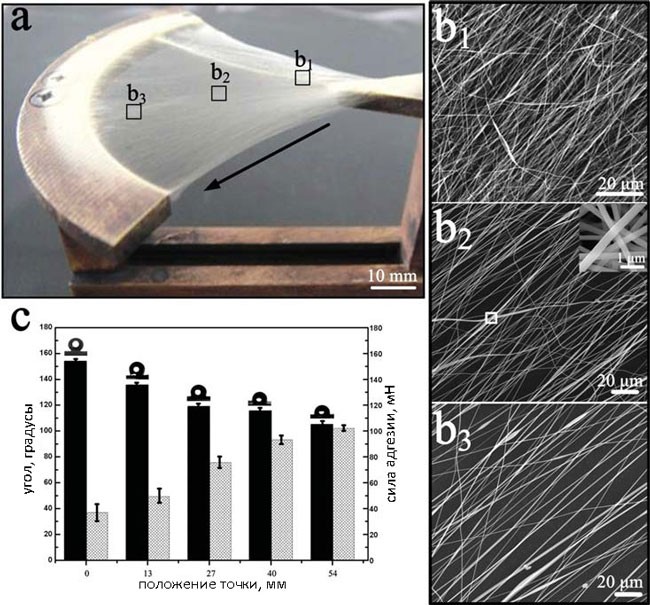 Моделирование пера при помощи мембраны с переменной плотностью упаковки нитей