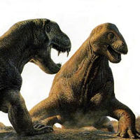 Рис. 1. Реконструкция внешнего вида антеозавра (Anteosaurus magnificus)