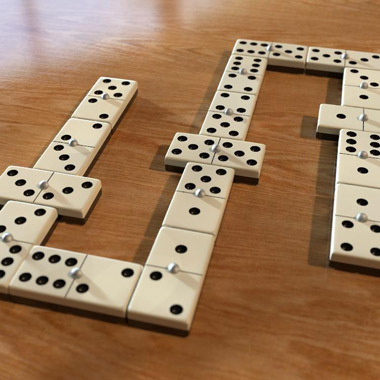 Полоски из домино