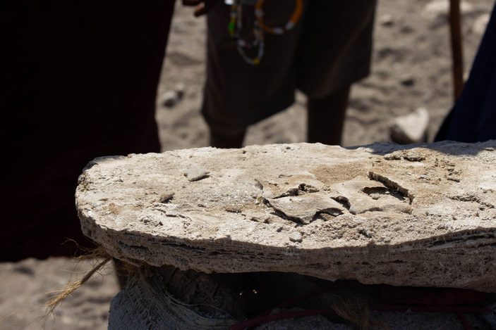 Соляная корка озера Натрон