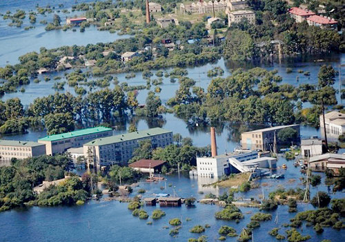 Наводнение на Амуре, август 2013 года