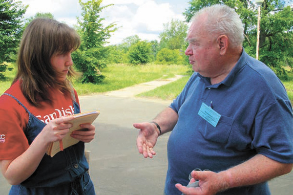 А. А. Кириллов в Летней школе «Современная математика». Июль 2012 г. Фото Н. Деминой