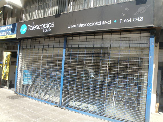 Магазины по продаже телескопов можно встретить почти в каждом крупном городе Чили