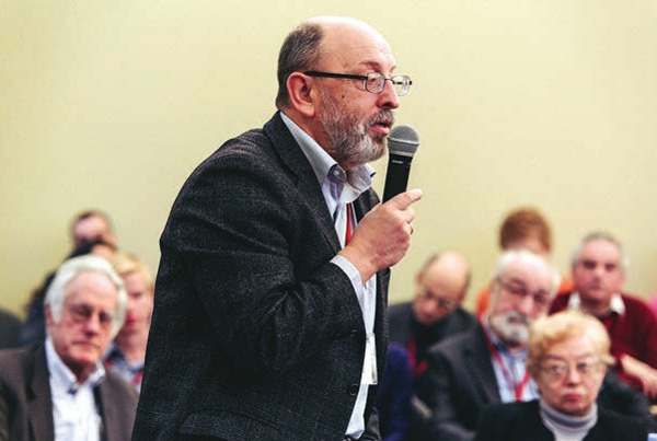 Сергей Ландо на конференции научной диаспоры. Фото С. Коробкиной (ЕУСПб)