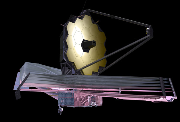 Телескоп Дж. Уэбба. NASA. Изображение с сайта www.jwst.nasa.gov