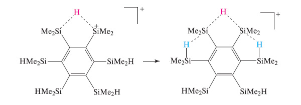 Рис. 14. Образование фрагмента Н---Si---H---S---Н. Изображение: «Химия и жизнь»
