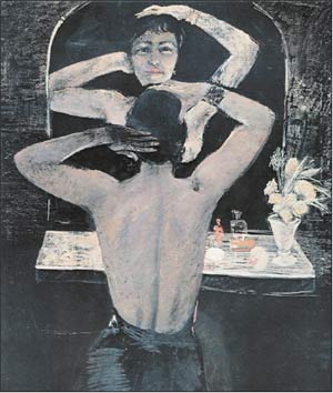 «Ночь» (фрагмент). 1935 год. Художник А. Дейнека