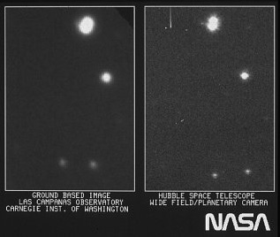 Первый снимок космического объекта NGC 3532, переданный «Хабблом» (изображение с сайта hubblesite.org)