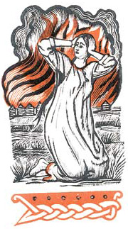 Иллюстрация к книге «Слово о полку Игореве» — гравюра В. А. Фаворского, 1938 год