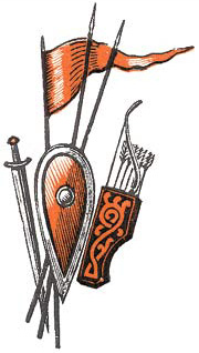 Иллюстрация к книге «Слово о полку Игореве» — гравюра В. А. Фаворского, 1938 год