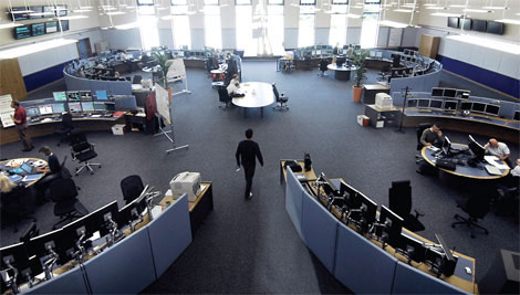 Управление ускорителем БАК будет производиться из центра управления ЦЕРН. Детекторы имеют свои собственные центры управления. Изображение «В мире науки»