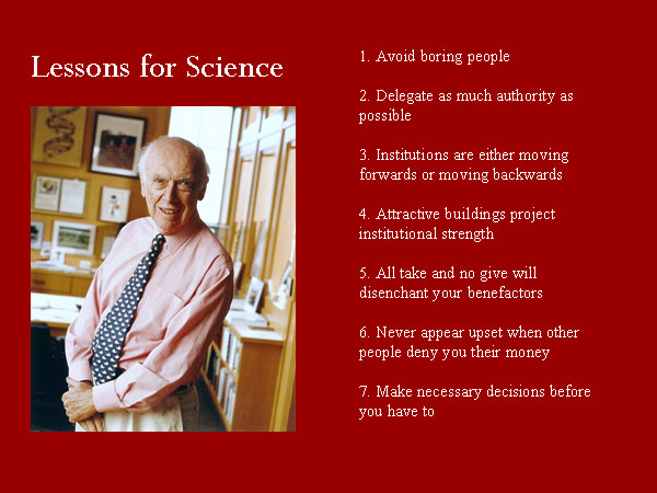 Презентация лекции Джеймса Уотсона «ДНК и мозг: в поисках генов психических заболеваний». Дом ученых. 3 июля 2008 года