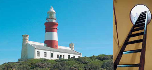 Маяк на мысе Игольный (ЮАР) — самой южной точке Африки. Изображение: «Наука и жизнь»