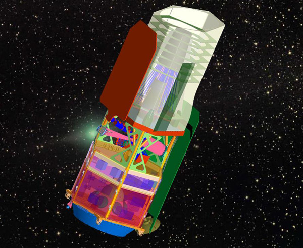 Телескоп WFIRST. NASA&GSFC. Изображение с сайта wfirst.gsfc.nasa.gov