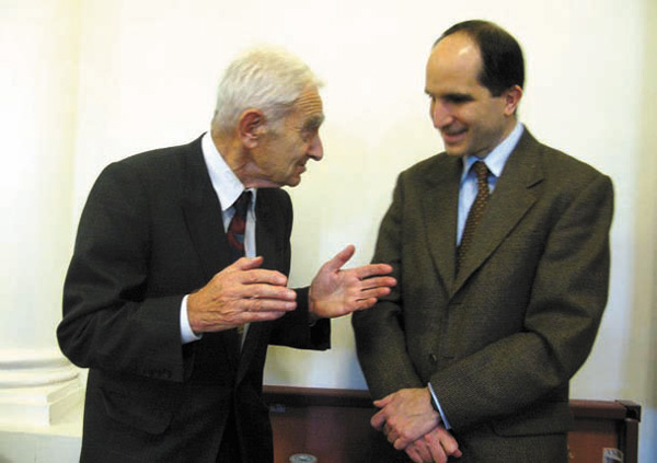 Борис Лазаревич Иоффе и Хуан Малдасена