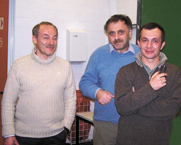 На фото слева направо: Дмитрий Дьяконов, Виктор Петров и Максим Поляков