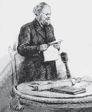 Портрет А. Н. Крылова за работой