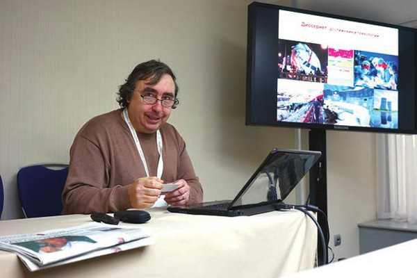 А. Ростовцев выступил на Общероссийском гражданском форуме с презентацией «Диссернет: достижения и технологии». Фото Н. Деминой