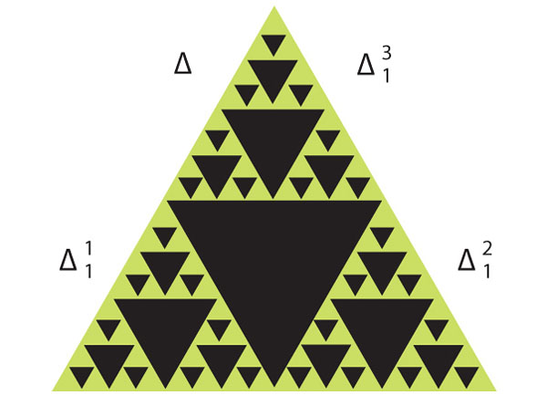 Фрактальная структура «Салфетка Серпинского» («Популярная механика» №3, 2016)