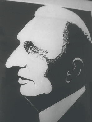 Профиль А. М. Прохорова. Худ. В. Аполлонов