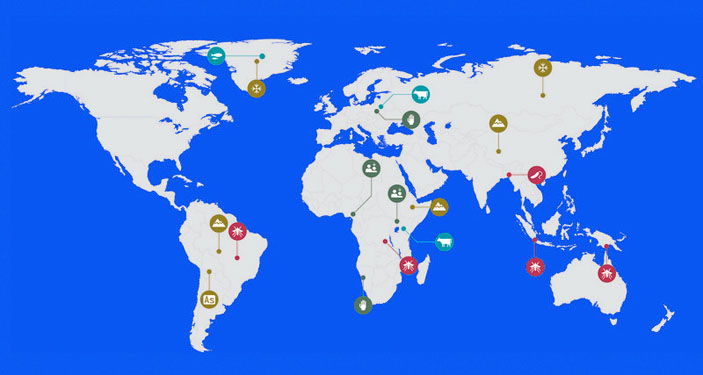 Необычные гены на карте («Популярная механика» №8, 2017)