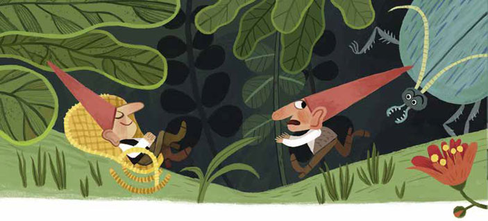 Рисунок Ольги Демидовой («Квантик» №11, 2016)