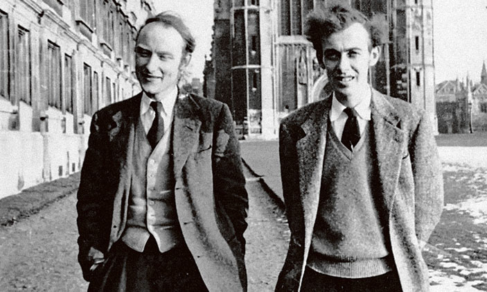 Крик и Уотсон в 1951 году во время первой встречи в Кембриджском университете («Кот Шрёдингера» №9–10, 2017)