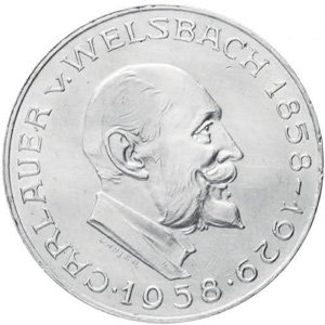 Рис. 4. К. Ауэр на монете («ТрВ» №5(249), 13.03.2018)