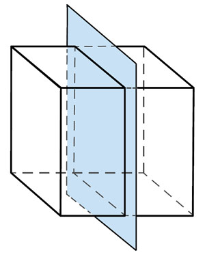 Плоскость симметрии («Квантик» №6, 2017)