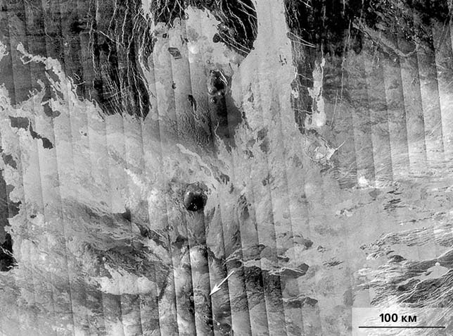 Рис. 8. Северная часть вулкана Маат («Природа» №9, 2016)