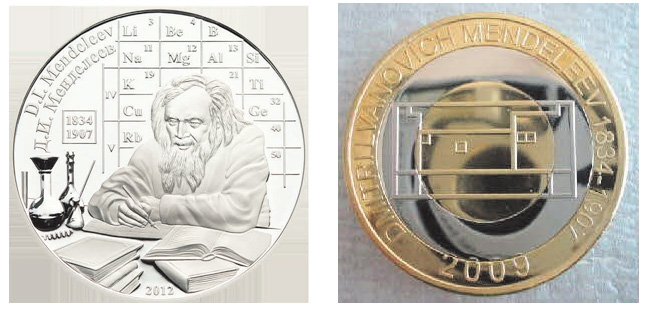 Cеребряная монета 5 долл., выпущенная страной Острова Кука в 2012 году (слева) и триметаллическая монета Сомали (с ошибкой) номиналом 250 шиллингов (справа) («ТрВ» №17(261), 28.08.2018)