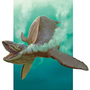 Гипотетический неоэласмозавр-фильтратор («Природа» №5, 2017)