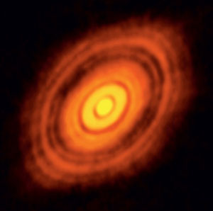 Формирующаяся планетная система вокруг звезды HL Тельца («Наука и жизнь» №1, 2019)