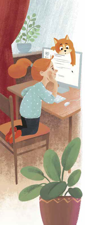 Рисунок Маргариты Кухтиной («Квантик» №3, 2018)