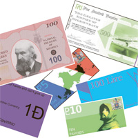 Деньги стран, которых нет на карте