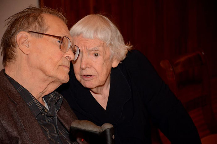 Сергей Адамович Ковалёв с Людмилой Алексеевой («Троицкий вариант» №7, 2019)