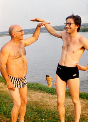 Борис Зельдович на даче с отцом (1964 год) («Троицкий вариант» №10, 2019)