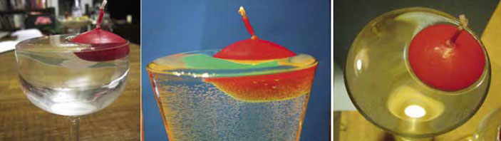 Свеча в стакане с водой («Квантик» №8, 2018)