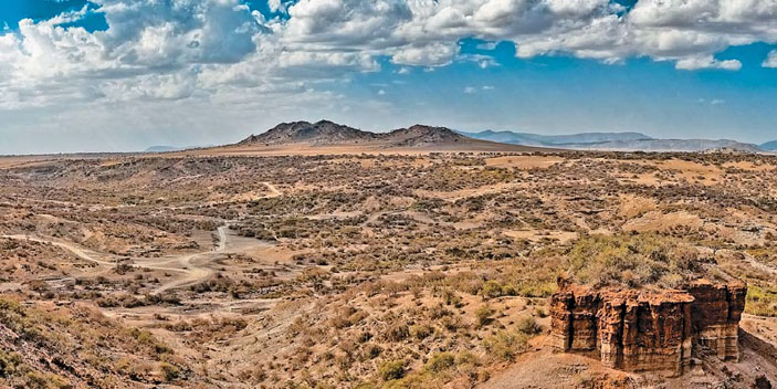 Общий вид Олдувайского ущелья в Северной Танзании («Природа» №3, 2018)