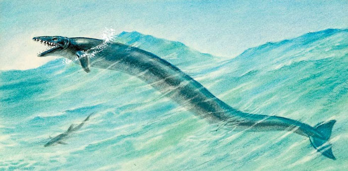 Реконструкция внешнего вида базилозавра («Природа» №5, 2018)