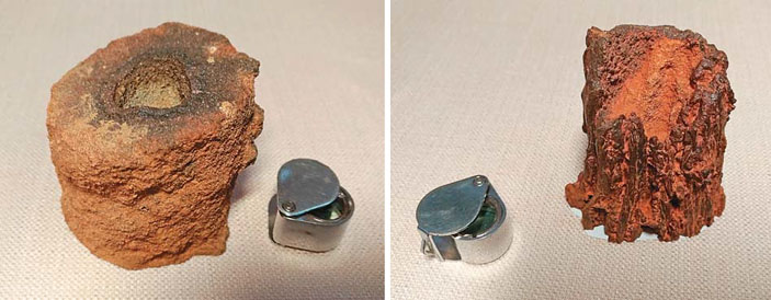 Образцы каменных труб из Израиля и Джаракудука («Природа» №5, 2018)