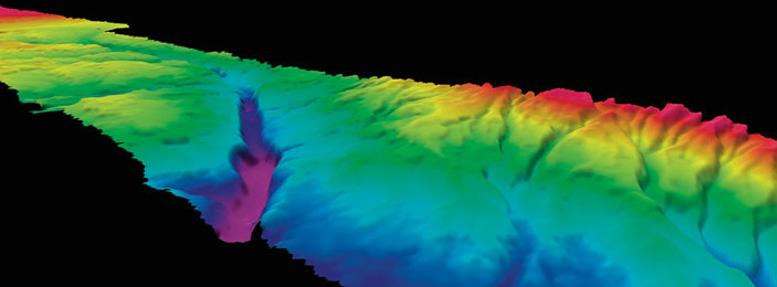 Карта дна океана («Популярная механика» №8, 2019)