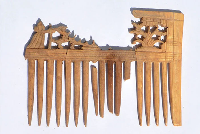 Гребень, найденный при археологических раскопках («Коммерсантъ Наука» №47, октябрь 2019)